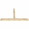 Ekena Millwork Portland Rough Sawn Timber Gable Bracket, Douglas Fir, 72"W x 42"H x 4"D x 4"F, 14/12 Pitch GBW072X42X0404POR00RDF - alternate 3